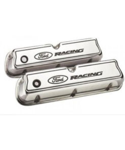 JGO DE TAPAS FORD RACING ALUMINIO PULIDO SBF
