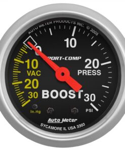 Medidor de boost analógico AutoMeter Sport-Comp